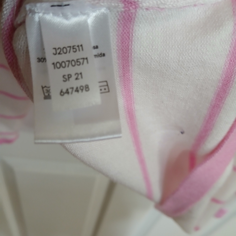 VENUS Pink and White Knit Top With Bows On Back Coquette Feminine Cottage Party - Picture 5 of 5